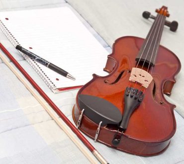 violin-with-paper